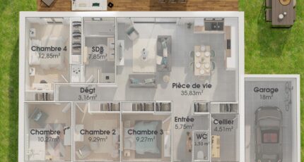 Saint-Fargeau-Ponthierry Maison neuve - 2612515-4586modele720210611MbXZI.jpeg Maisons Evolution