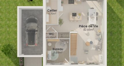 Saint-Fargeau-Ponthierry Maison neuve - 2612325-4586modele1020210617PeUD5.jpeg Maisons Evolution