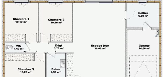 Maison neuve à , Eure-et-Loir